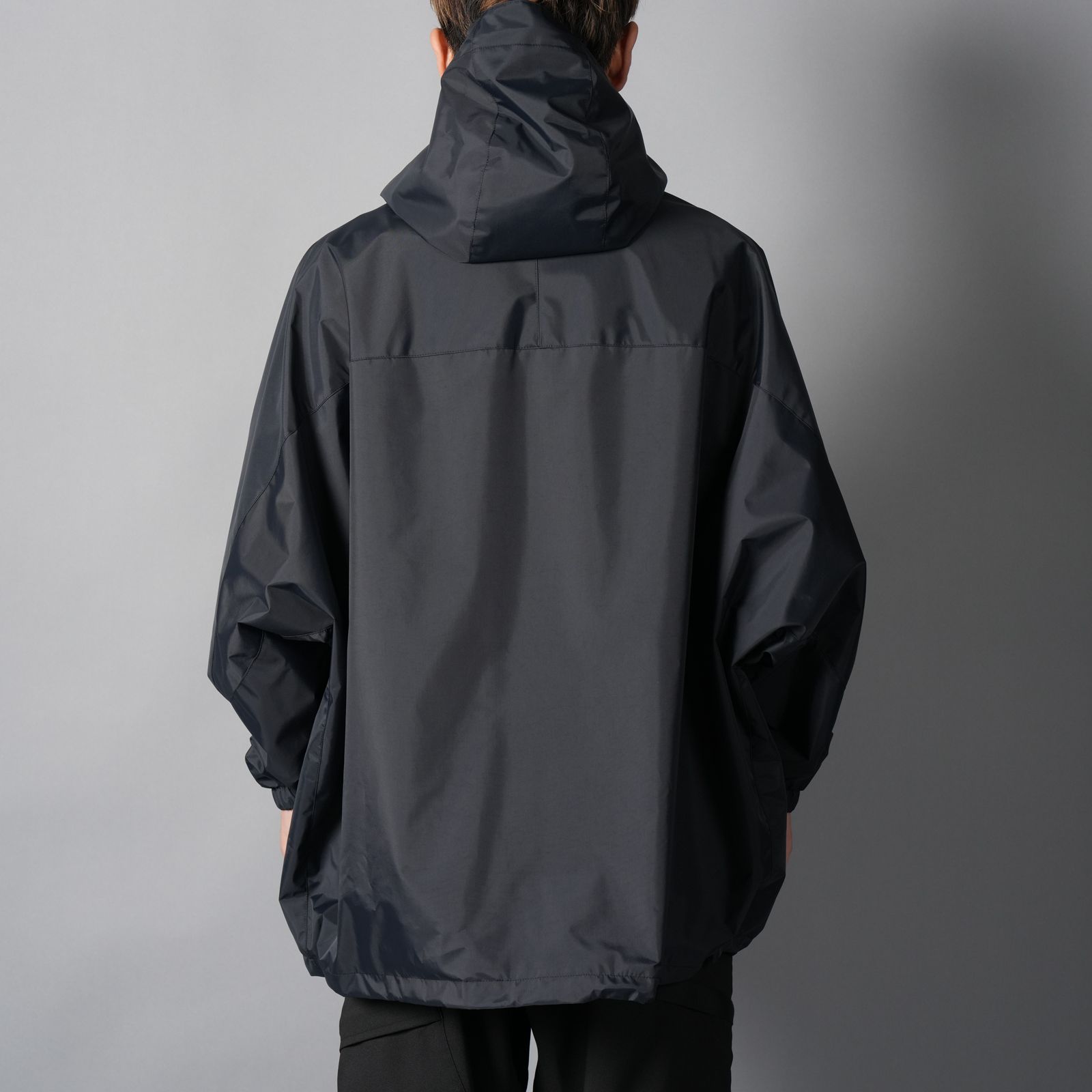 ALMOSTBLACK - 【GHOST】WOVEN 3L WATER-REPELLENT HOOD PONCHO NINJA