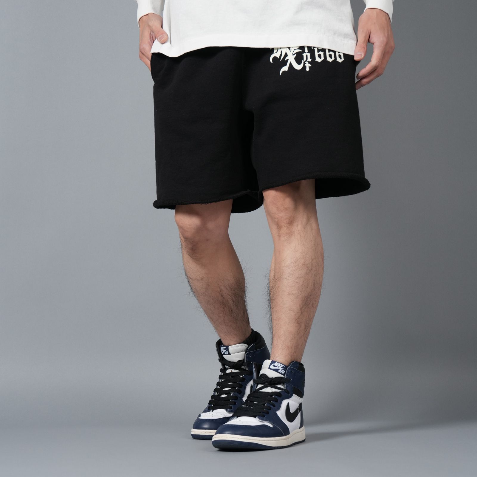 SAINT M×××××× - 【ラスト1点】SM-HR8-0000-058 / SWEAT SHORTS