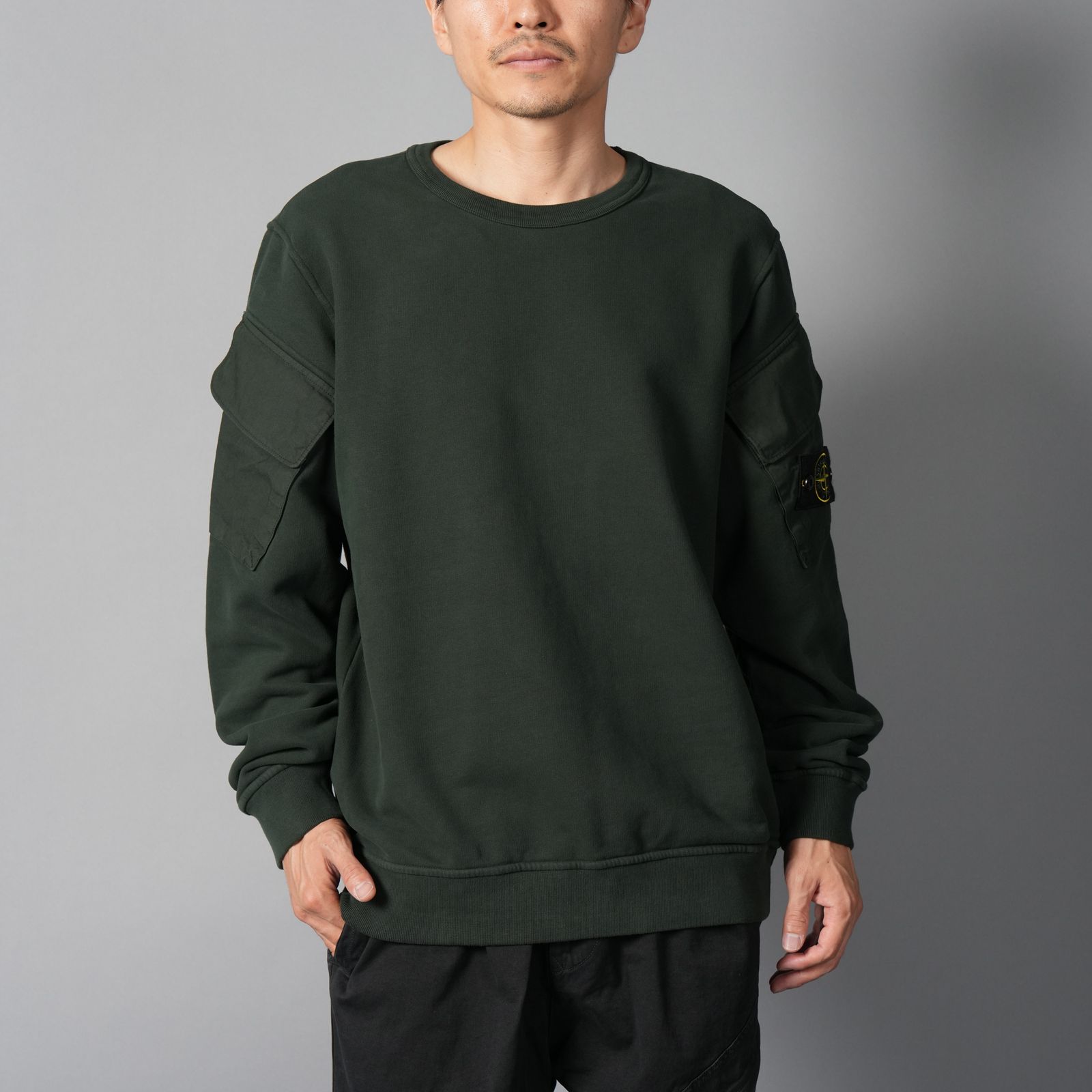 STONE ISLAND - 【ラスト1点】6100008 / BRUSHED ORGANIC COTTON