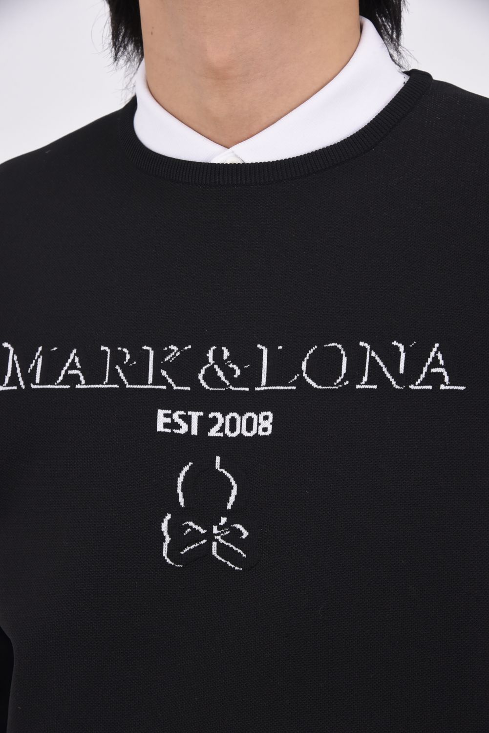 MARK&LONA - 【26SS】 GAUGE BACK PANEL CAMOUFLAGE CREW / オリジナル