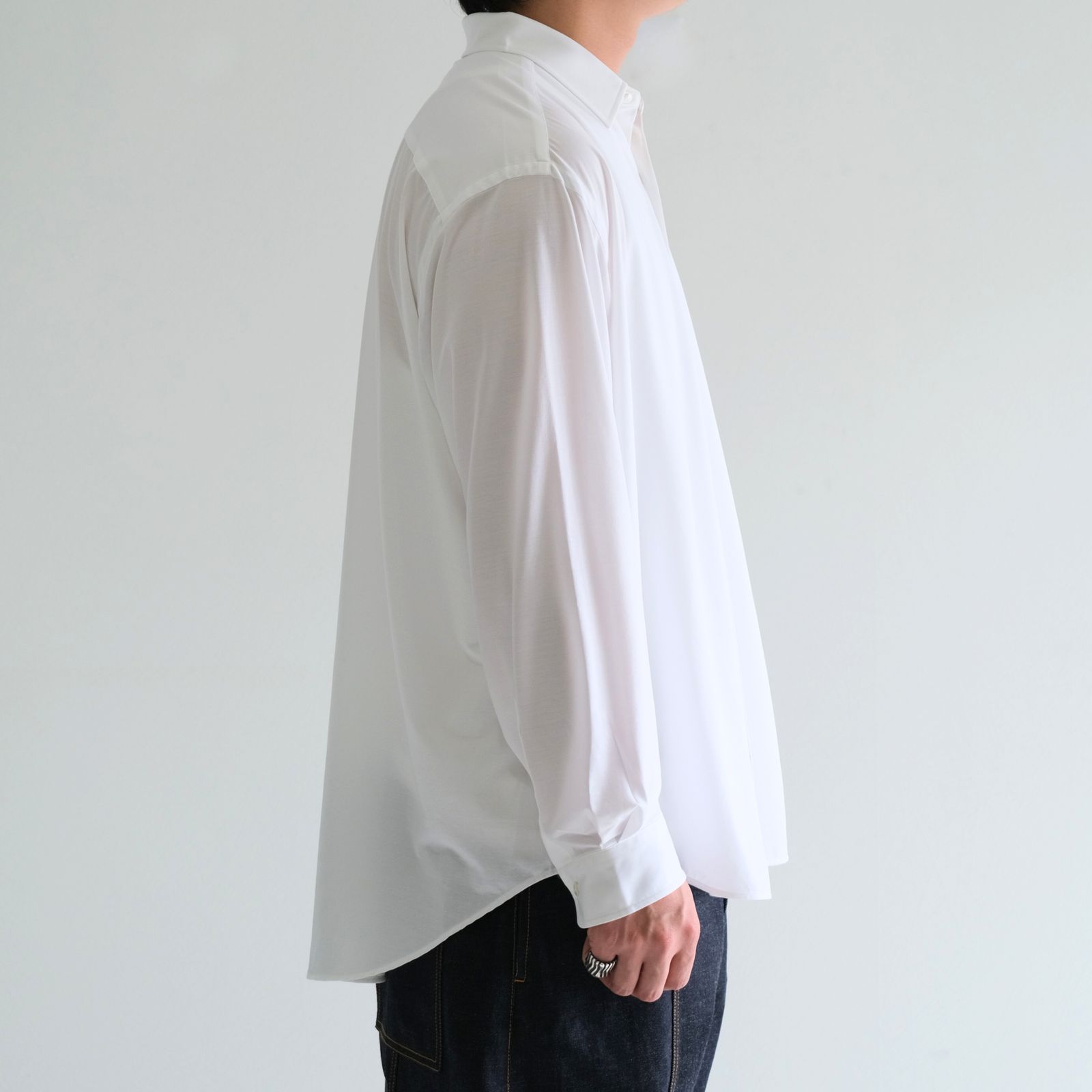 KANEMASA PHIL. - 46G Atmosphere L/S Shirt / シャツ / ホワイト | iko