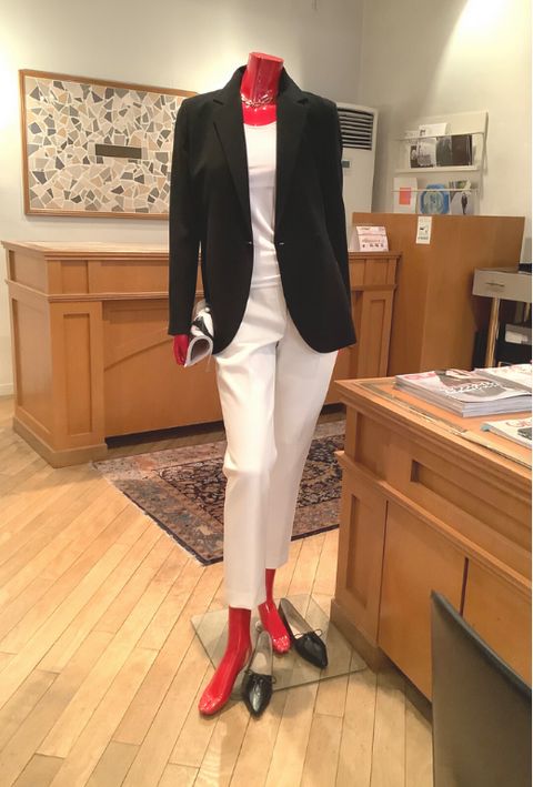 Theory - Admiral Crepe DB Rib Blazer / ウエストシェイプテーラード