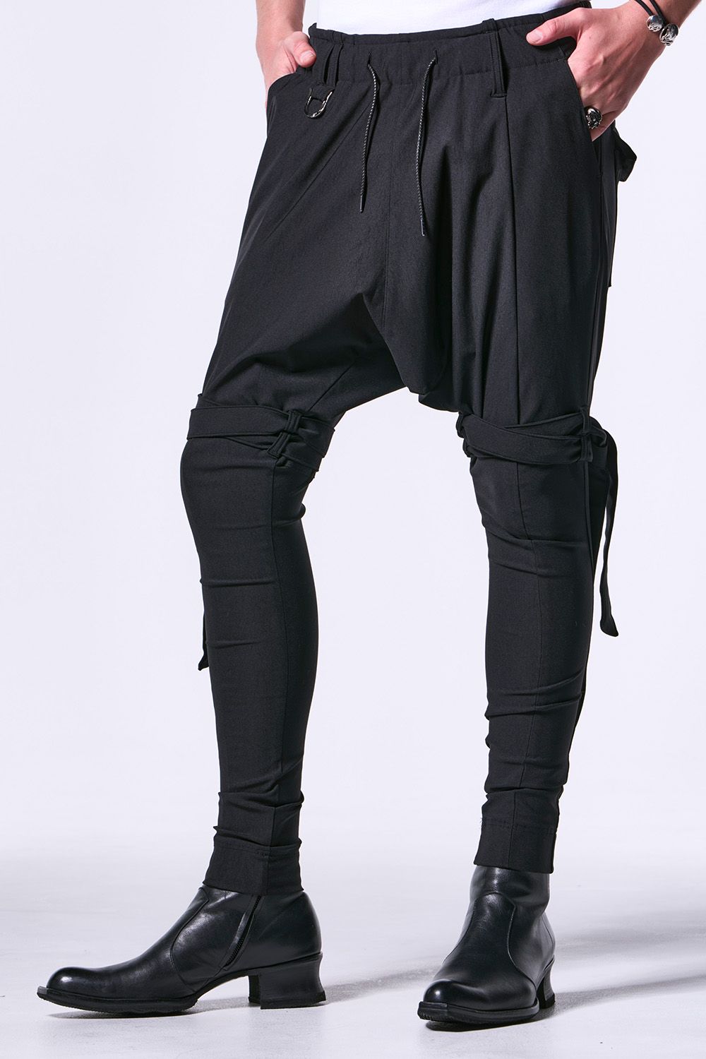 kiryuyrik - High Tension Jersey Inside Zip Skinny Slacks / ハイ