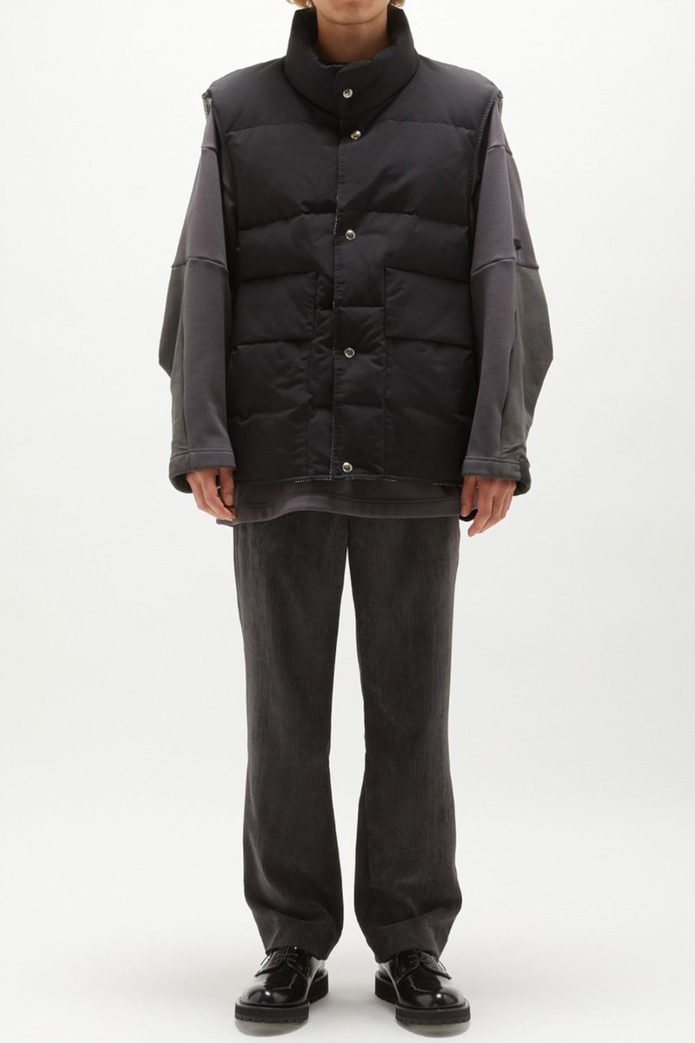 N.HOOLYWOOD - N.HOOLYWOOD COMPILE × WOOLRICH REVERSIBLE VEST