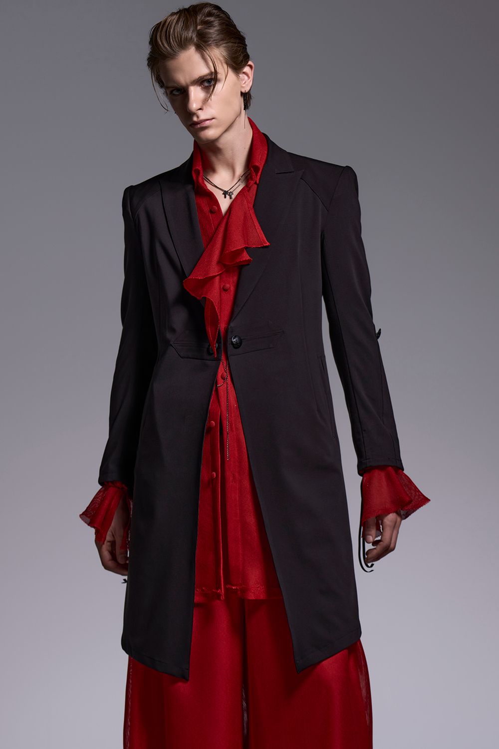 kiryuyrik - T/R Gabagine Goth Flare Jacket / T/Rギャバジン ゴス