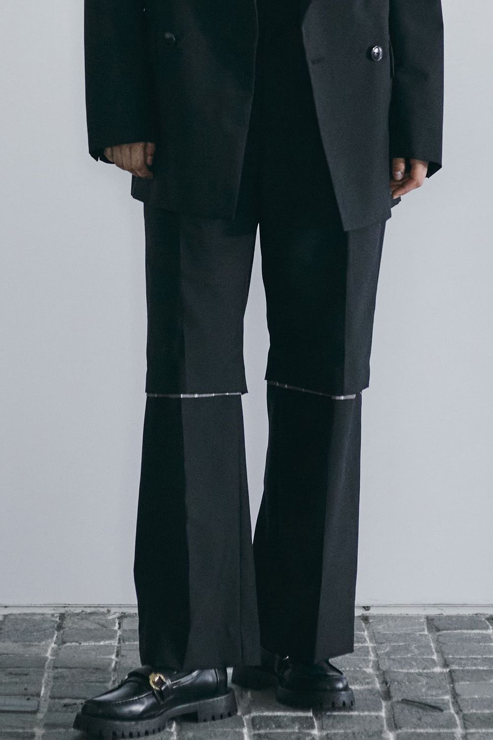 meagratia - Layered trousers / レイヤード トラウザーズ | laid-back