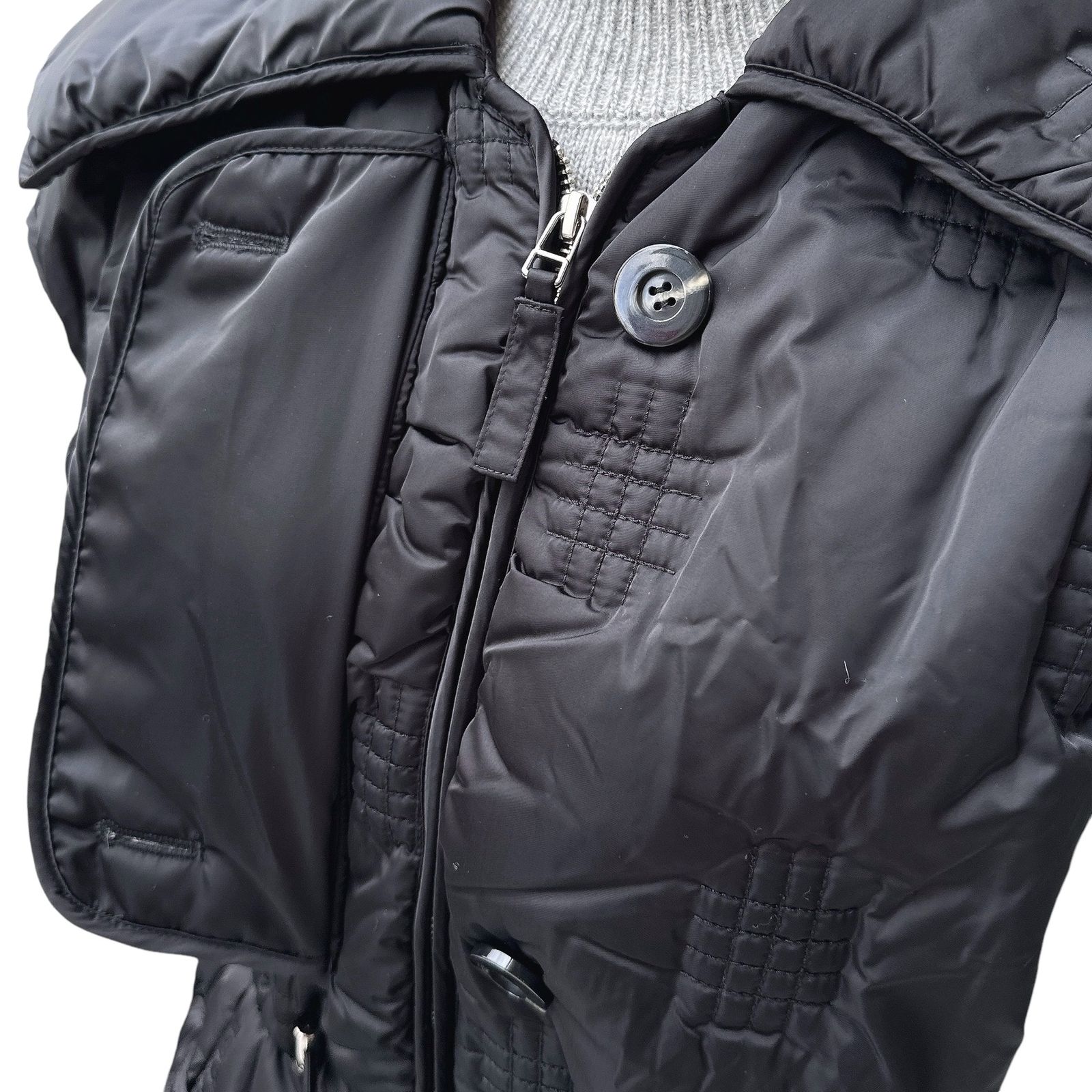 ENFOLD - CHECK-QUILT VEST / 中綿ベスト / ブラック / 24AW | LATIN EVE