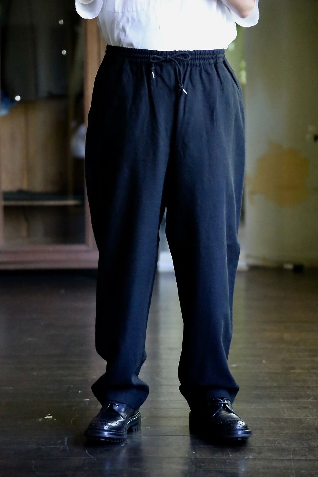 COMME des GARCONS HOMME 縮絨ウールサージセットアップスタイル