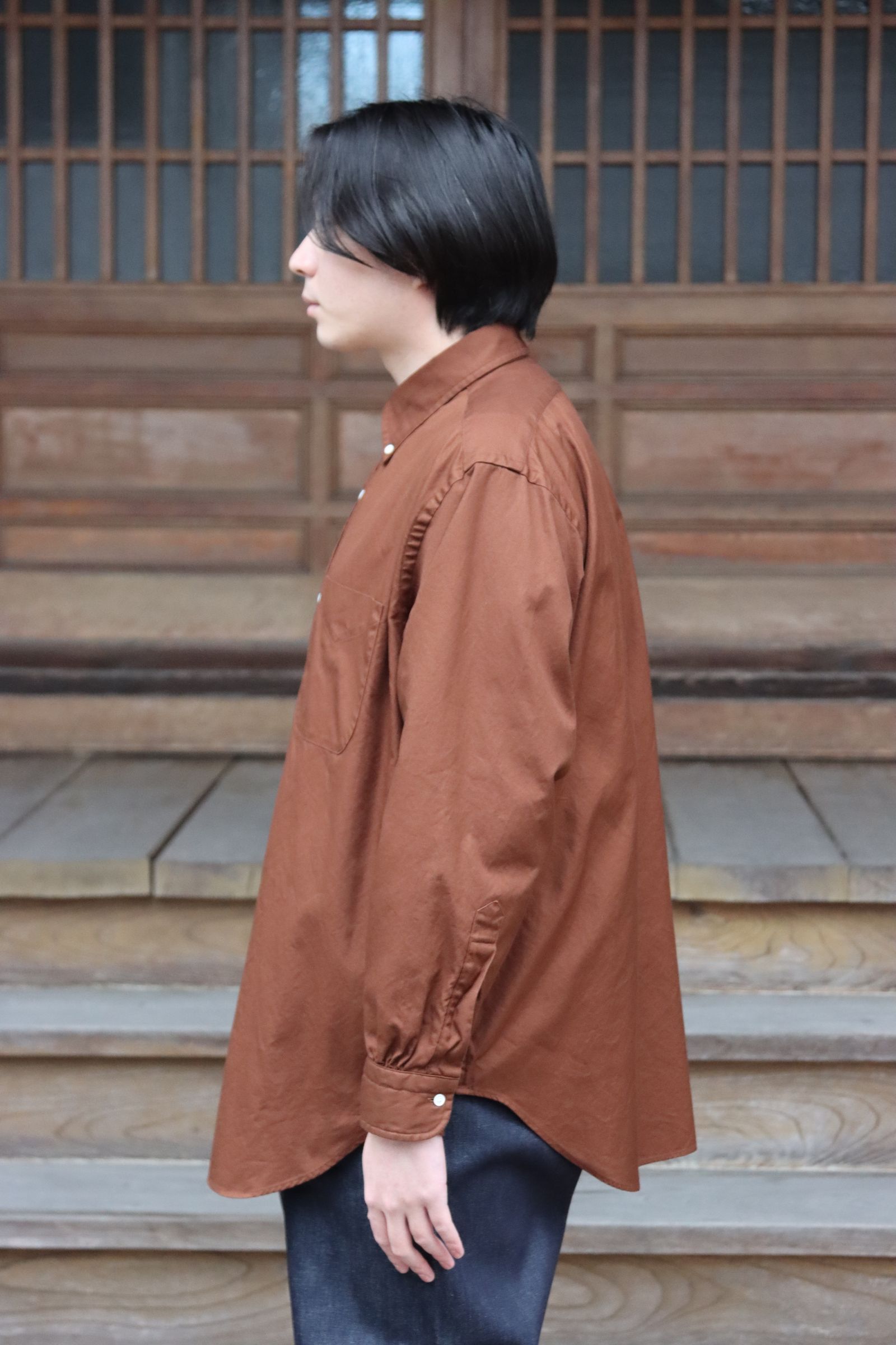 A.PRESSE BD Oxford Shirt(22SAP-02-05H)BROWN style | 2202 | MARK