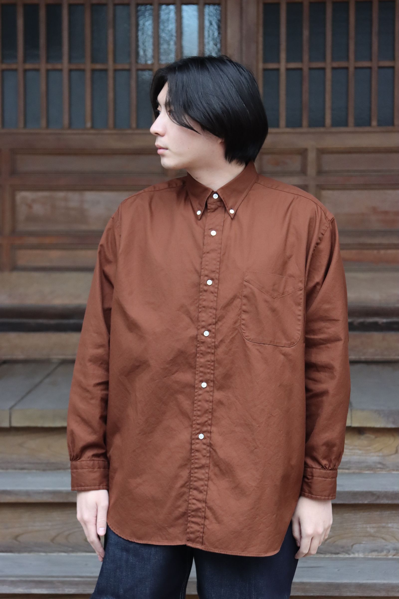 A.PRESSE BD Oxford Shirt(22SAP-02-05H)BROWN style | 2202 | MARK