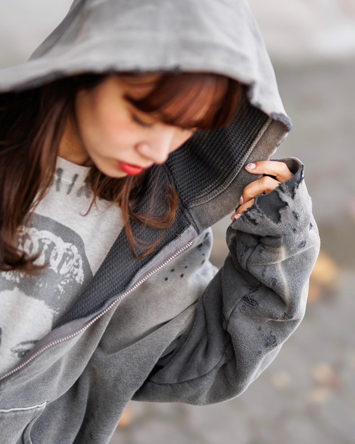 SAINT M×××××× - セントマイケル DBL FC ZIP HOODIE (SM-YS1-0000-042