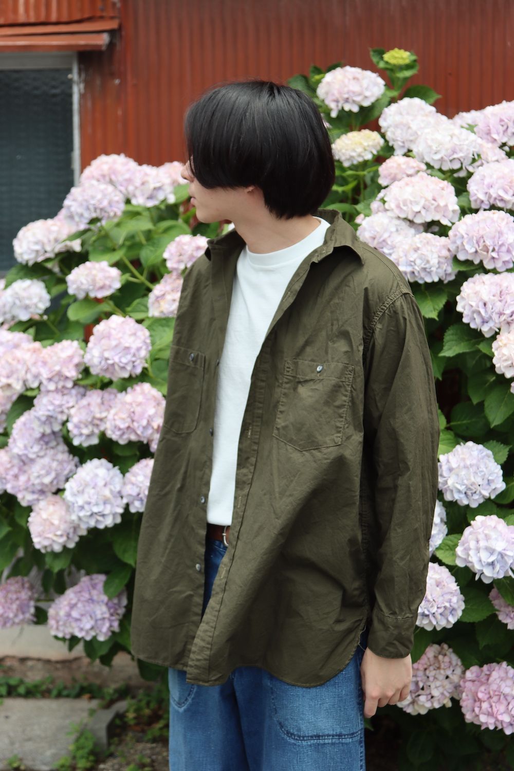 A.PRESSE Over Dyeing Military Shirt style.2022.6.17. ※6月18日(土