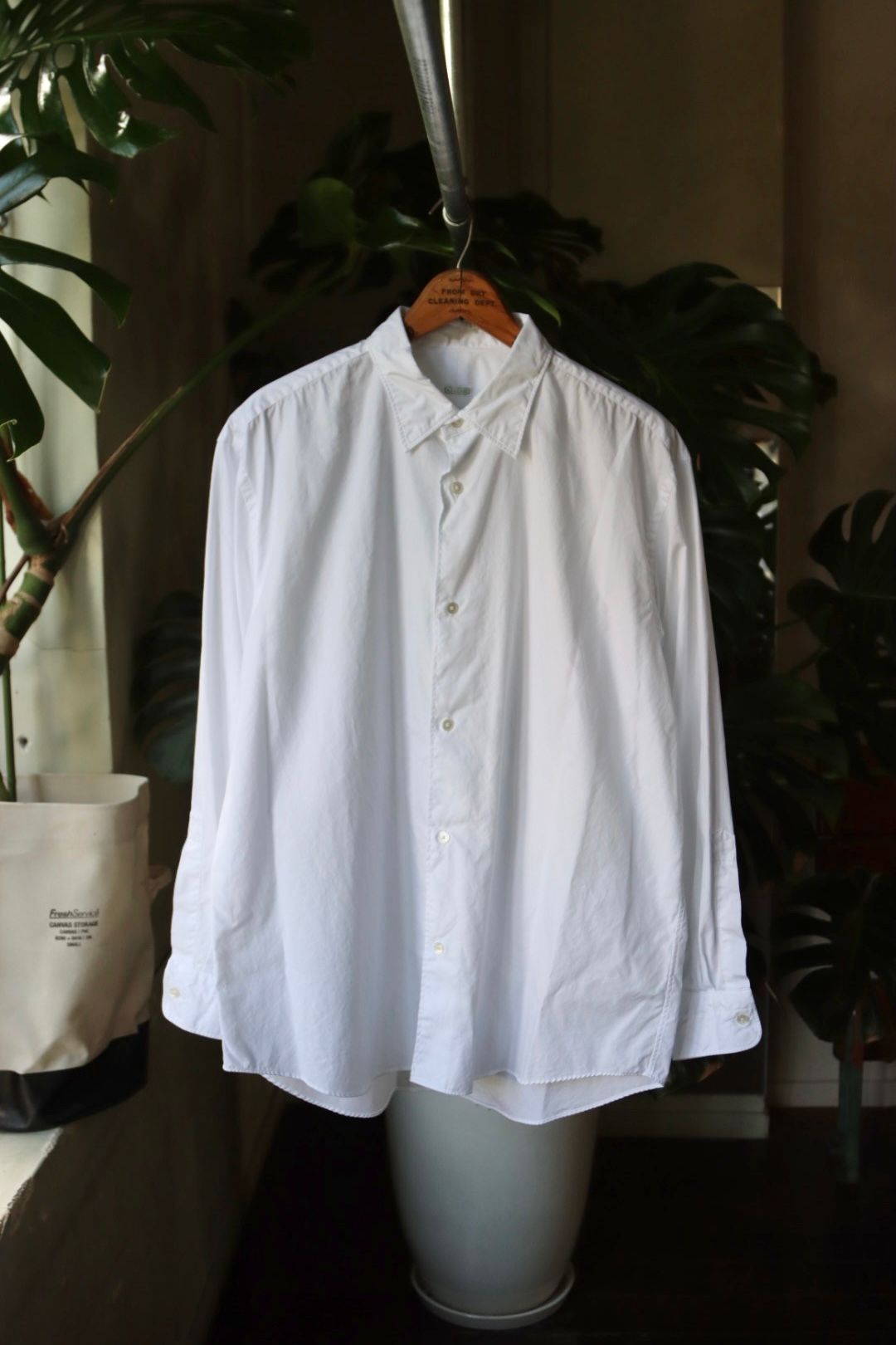 A.PRESSE - アプレッセ22FW Regular Collar Shirt(22AAP-02-10H)WHITE