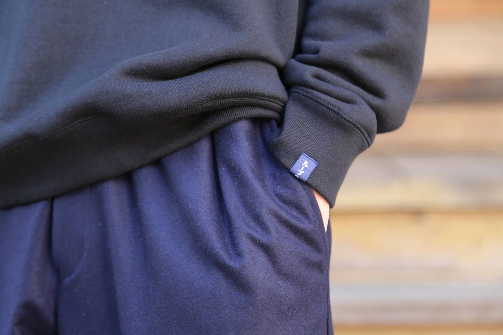 Graphpaper(グラフペーパー)LOOPWHEELER for Graphpaper HalfZip Sweat