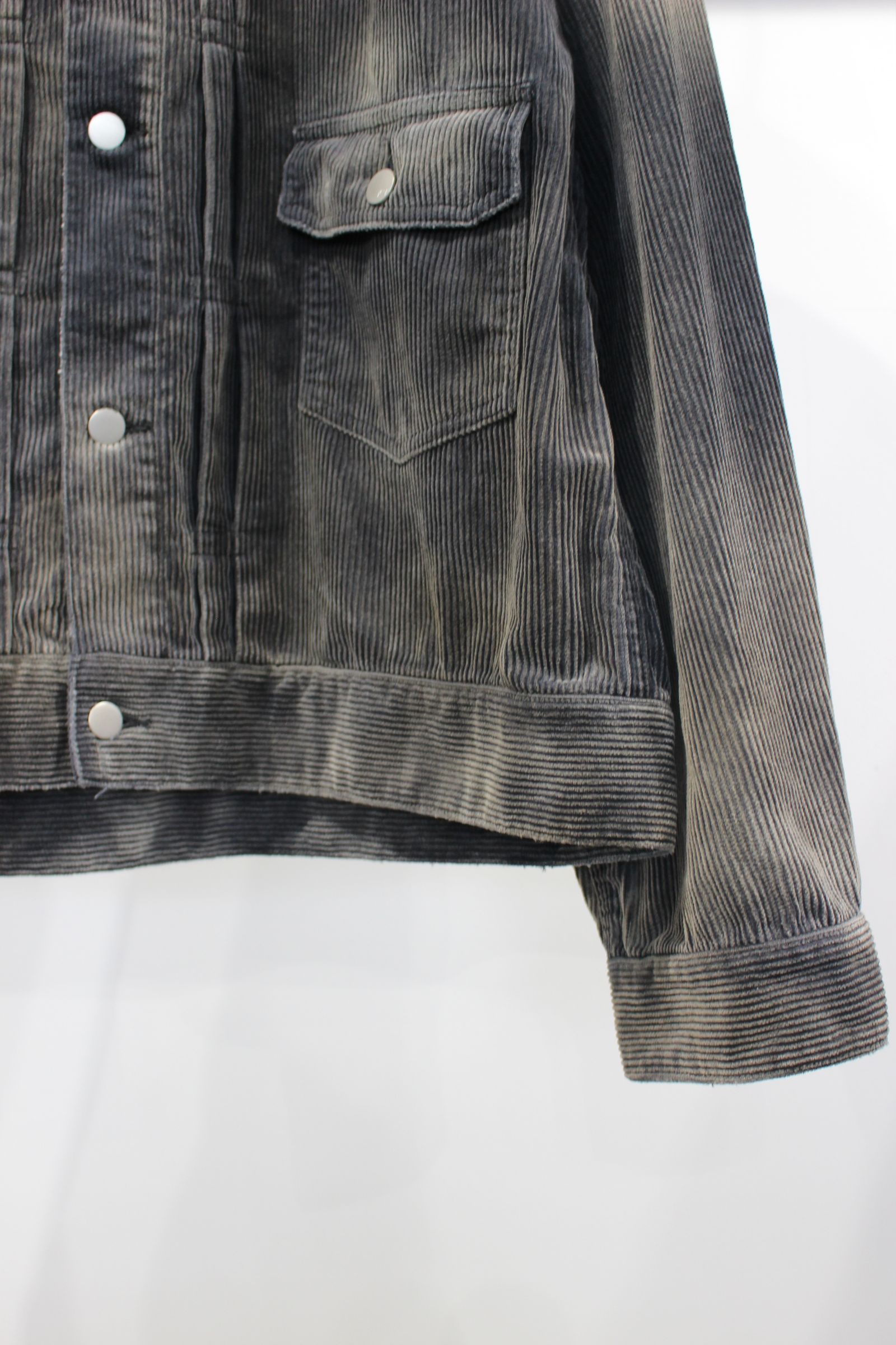 ANCELLM - CORDED VELVETEEN JACKET | BLACK | ジャケット | NapsNote