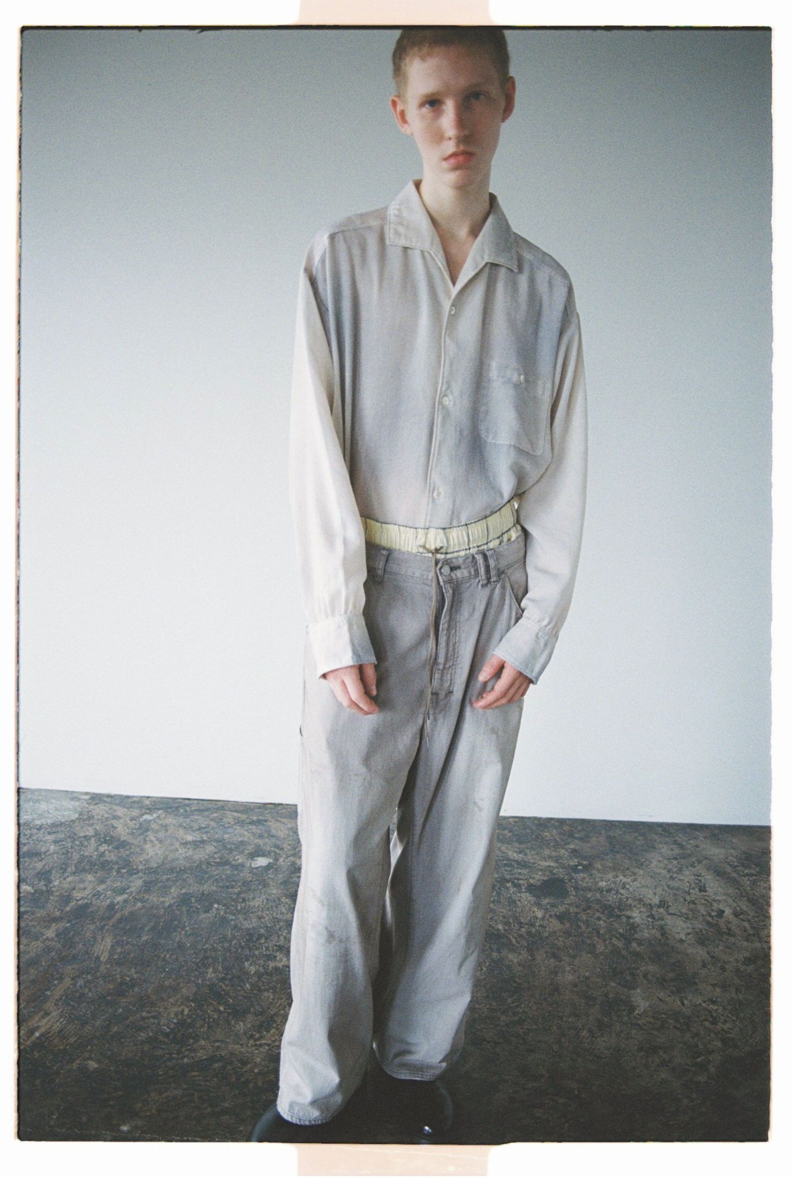 ANCELLM - AGING PAINTER PANTS/BLACK | NapsNote