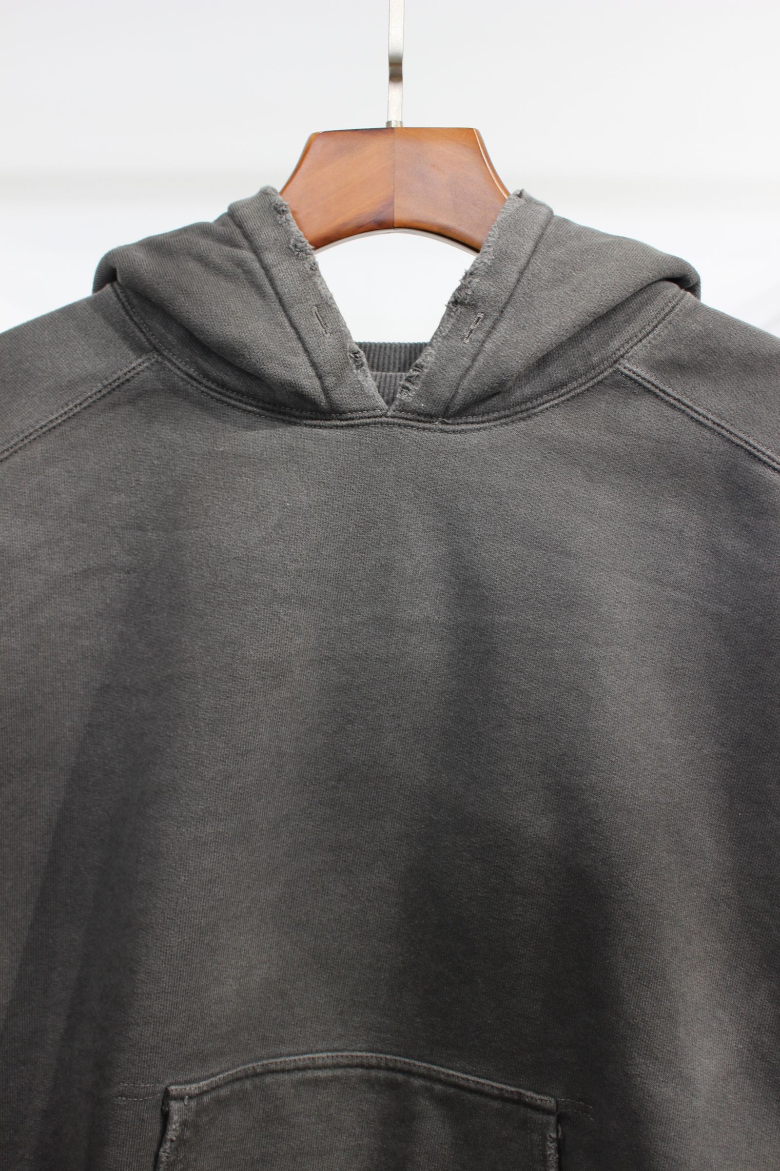 ANCELLM - DYED DAMAGE HOODIE | BLACK | フーディー | NapsNote