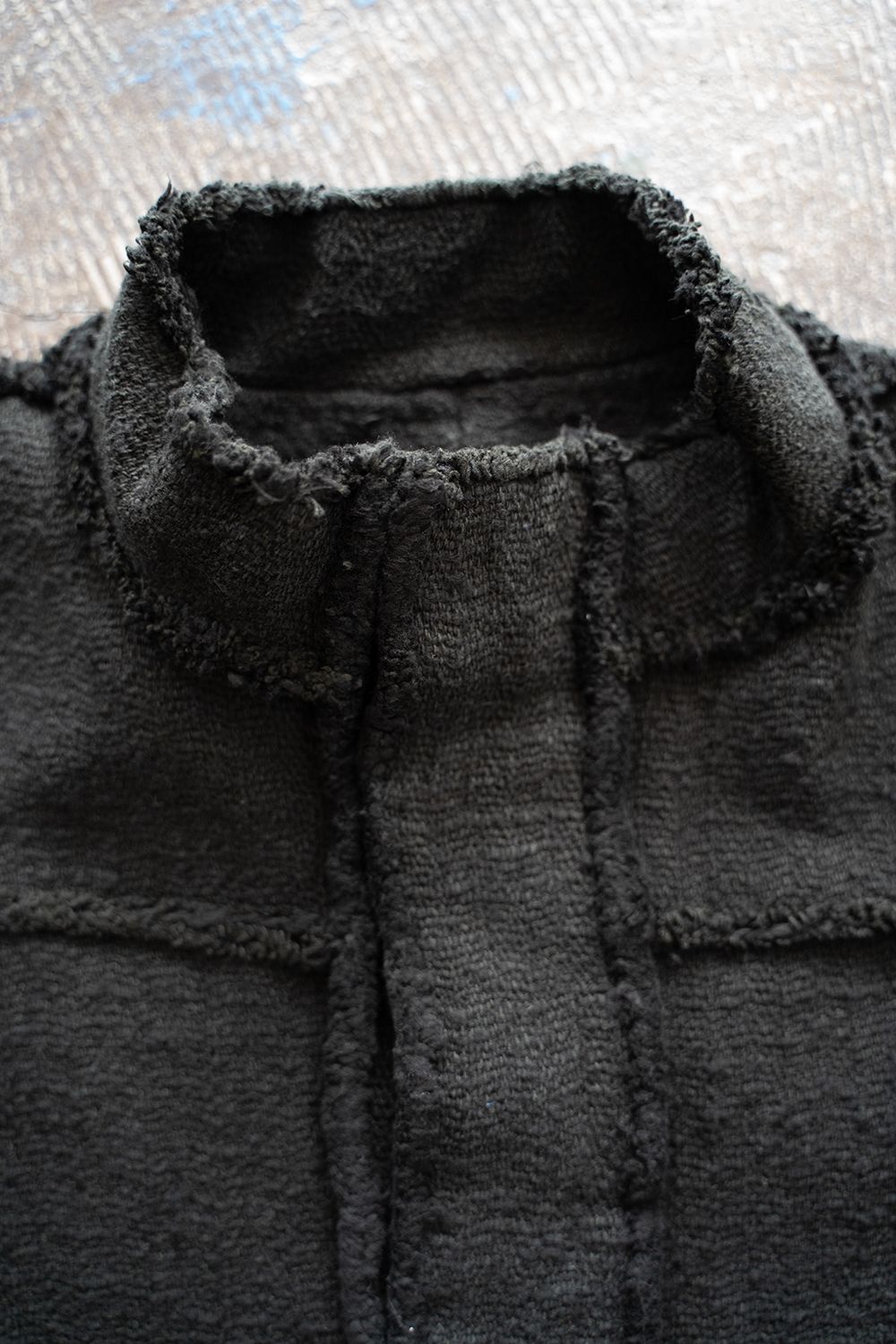 MITTAN - 【ラスト1点】OCガラ紡ブルゾン(黒) | Salty