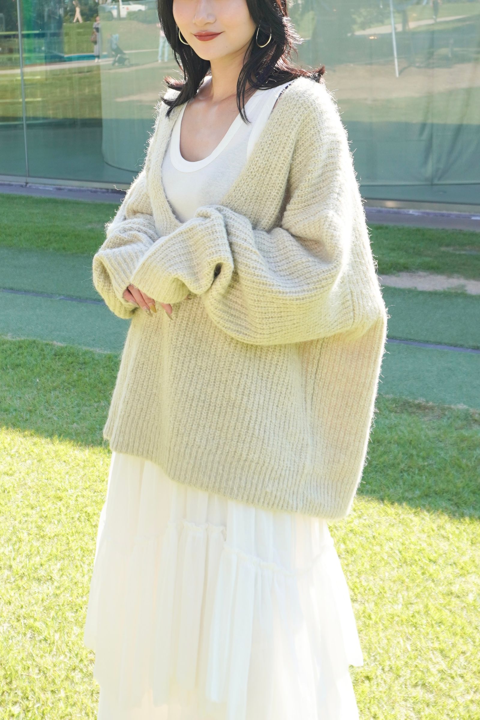 Knuth Marf accent knit pullover(unisex) KNIT | KNUTH MARF