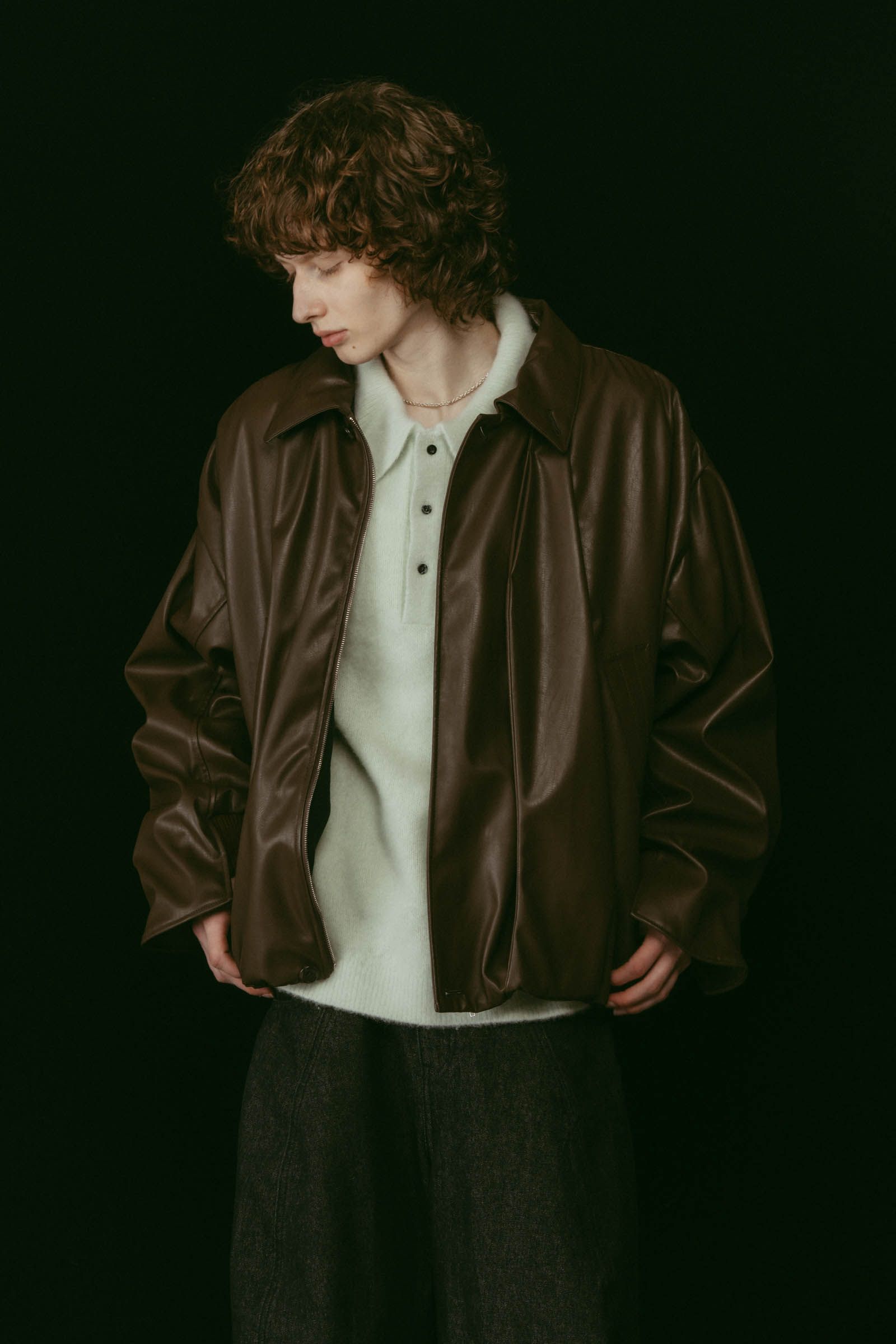 Knuth Marf - voluminous leather jacket(unisex) / ボリュームレザー