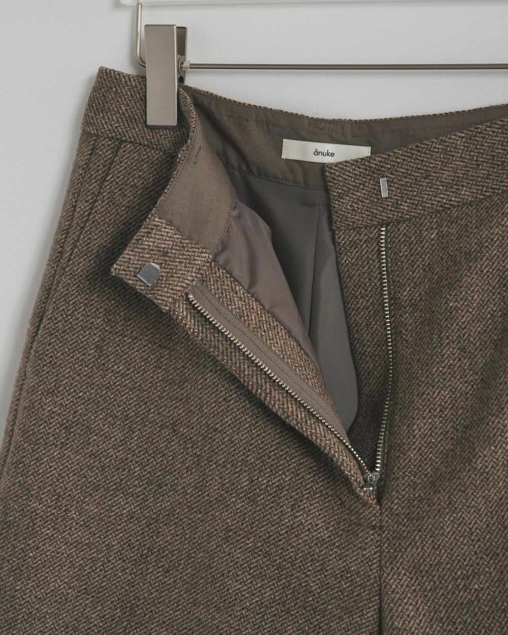 ànuke - Herringbone Short Pants / ヘリンボーン ショートパンツ