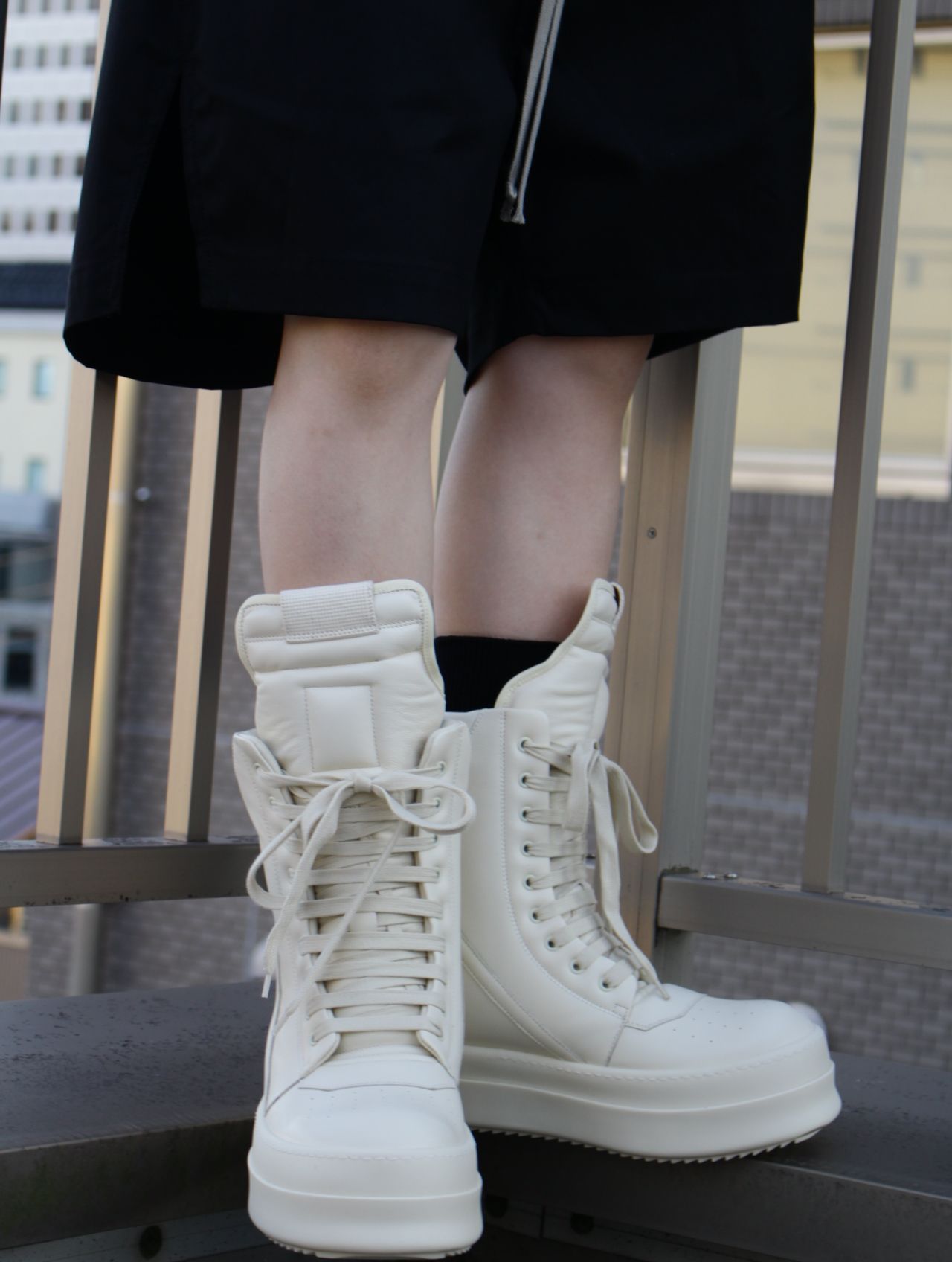 RICK OWENS - 【25SS】 メガ ジオバスケット スニーカー / MEGA