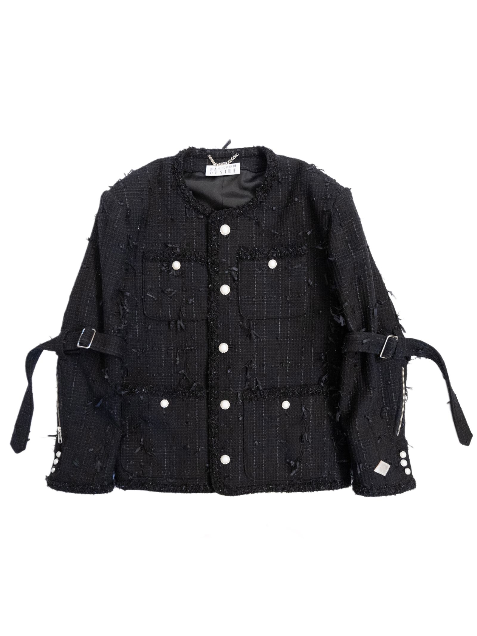 el conductorH - 【25AW】ミックス リボン ツイード ノーカラー