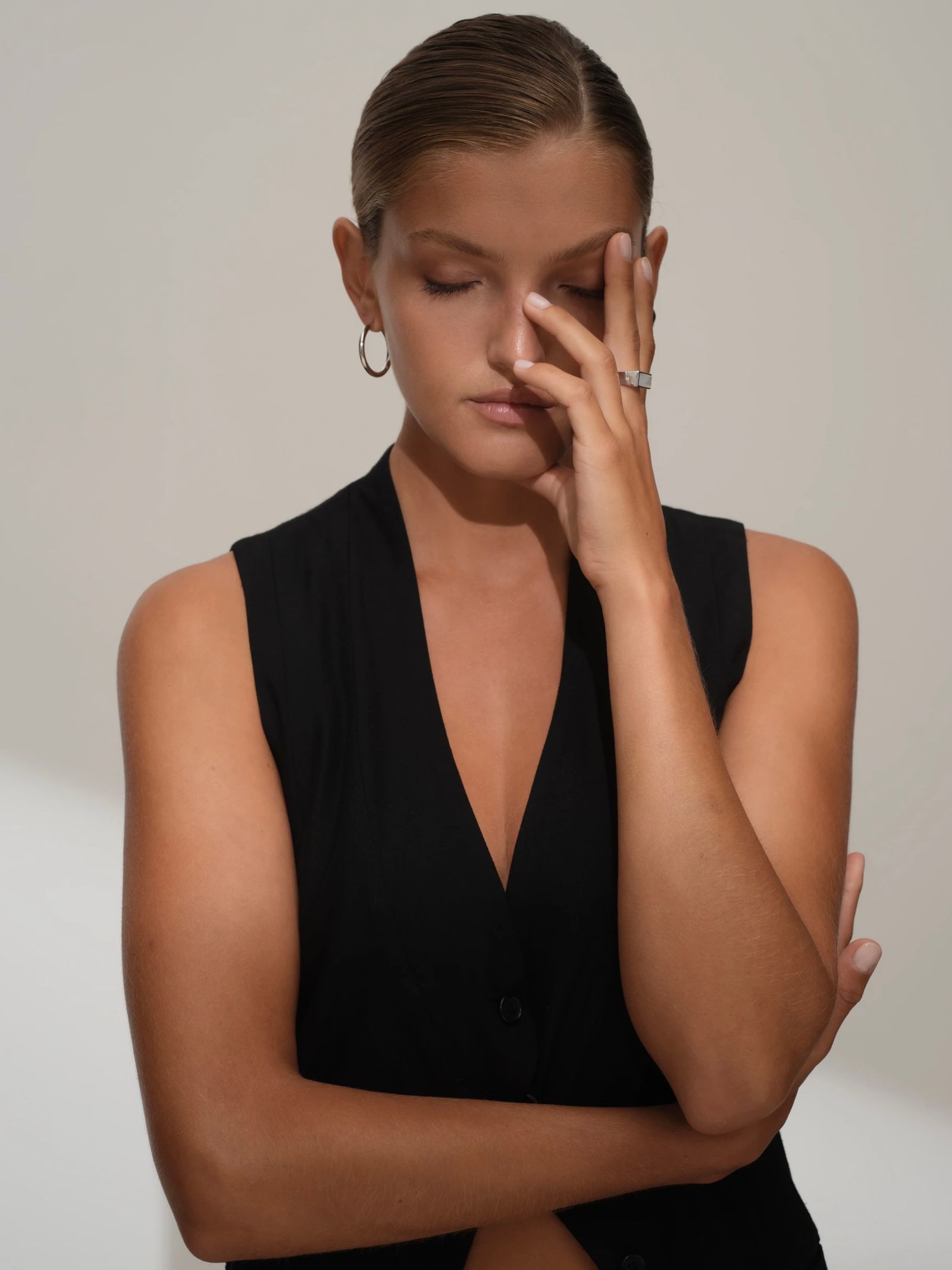 TOMWOOD - 【両耳用】クラシック フープ ピアス L / CLASSIC HOOP