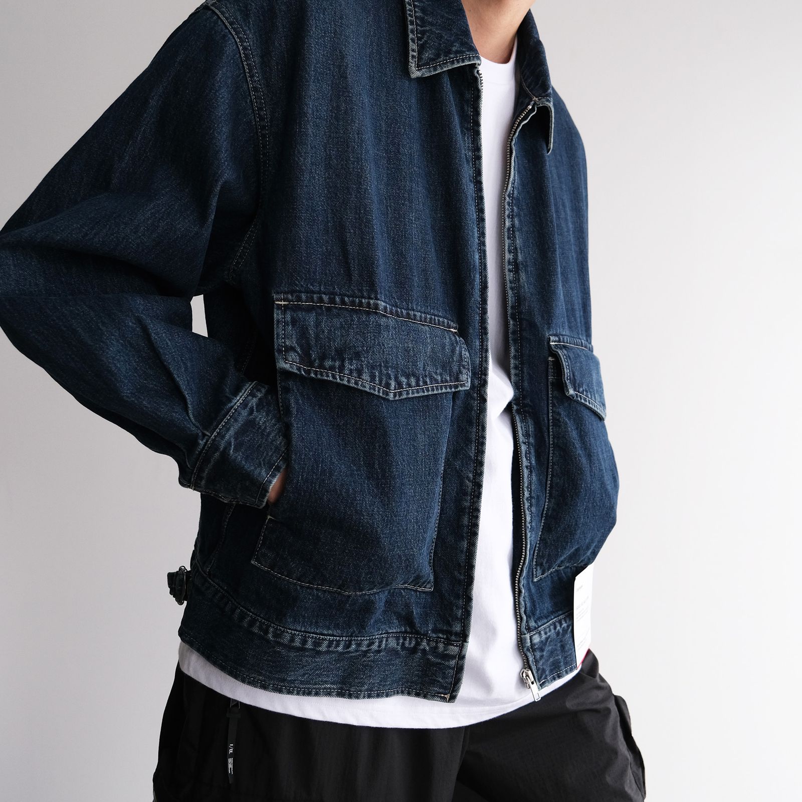 Graphpaper - Selvage Denim Zip Jacket -デニムジャケット-（Indigo
