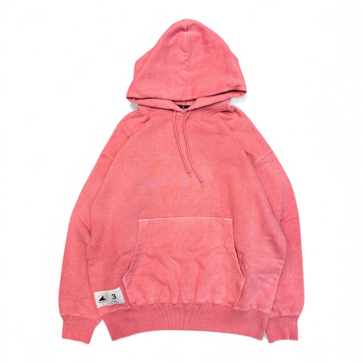 DESCENDANT - CACHALOT HOODY PIGMENT DYE / PINK | Stripe Online Store