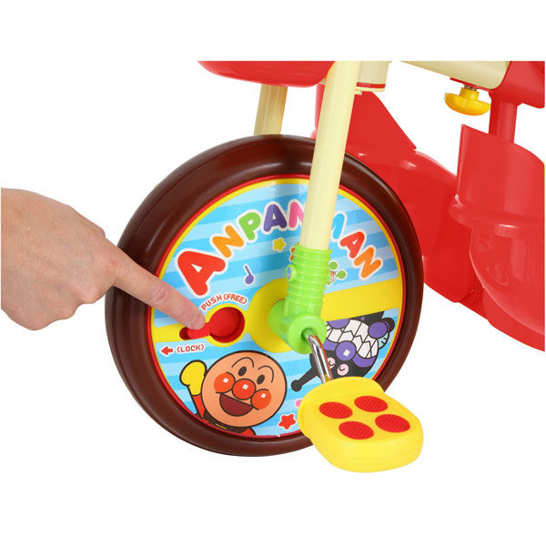 それいけ！アンパンマン デラックスII レッド（ブザー付おでかけ三輪車