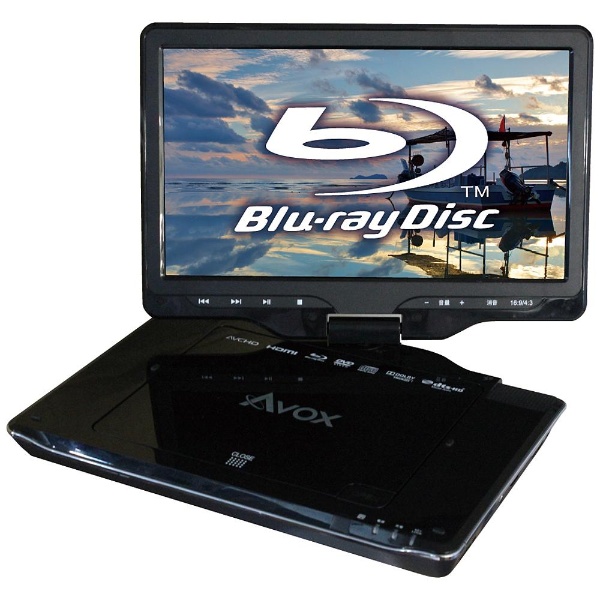 Scubism 9インチ ポータブル ブルーレイプレーヤー BDP-902B 9インチ