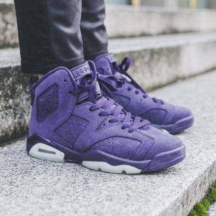 国内12月31日発売予定】 ナイキ エアジョーダン6 レトロ BG パープル