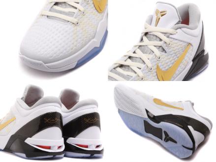 ナイキ ズームコービー7 システム エリート ホワイト/ゴールド