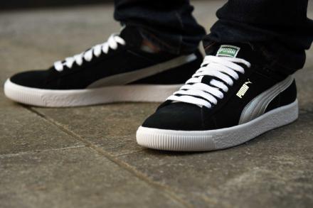 プーマ スエード 90681S ブラック/シルバー (366102-01) - スニーカー