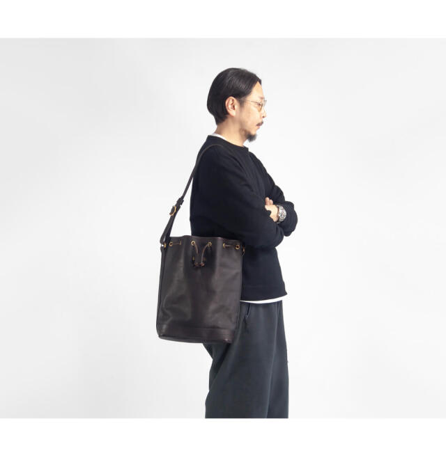 VASCO ヴァスコ レザー ワンダーパースバッグ 巾着バッグ ショルダー