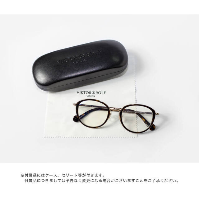 VIKTOR＆ROLF ヴィクター＆ロルフ フォックスフレーム メガネ 度付き