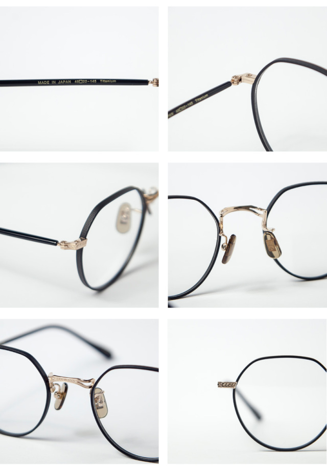 内藤熊八作 コンビネーション ボストンフレーム クラウンパント N-034