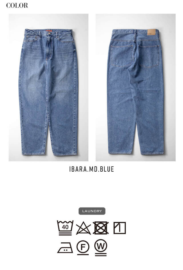 NEEDBY heritage ニードバイヘリテージ TONY ルーズテーパード デニム