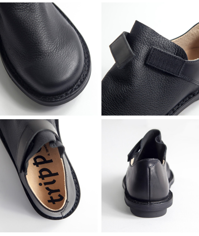 trippen トリッペン BEUTEL ボーテル ベルクロストラップ レザー