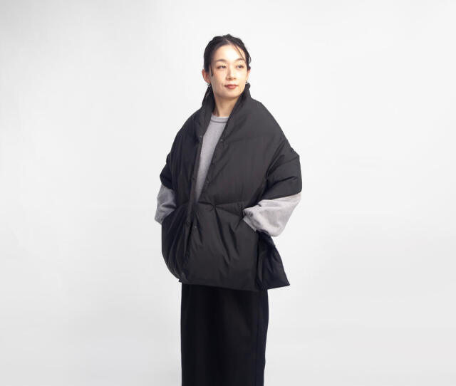 NANGA ナンガ ダウン ポンチョマフラー DOWN PONCHO MUFFLER レディース