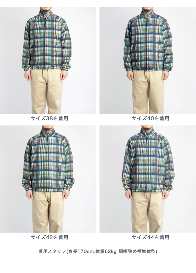 BARACUTA バラクータ G9 マドラスナイロン ハリントンジャケット