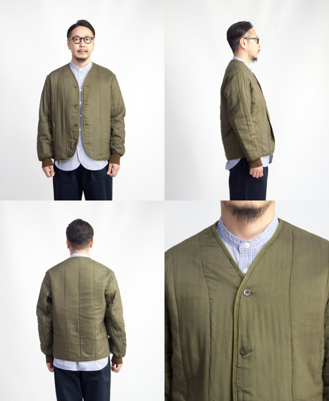 チェコ軍 M-60 Vネック 中綿ライナージャケット デッドストック メンズ