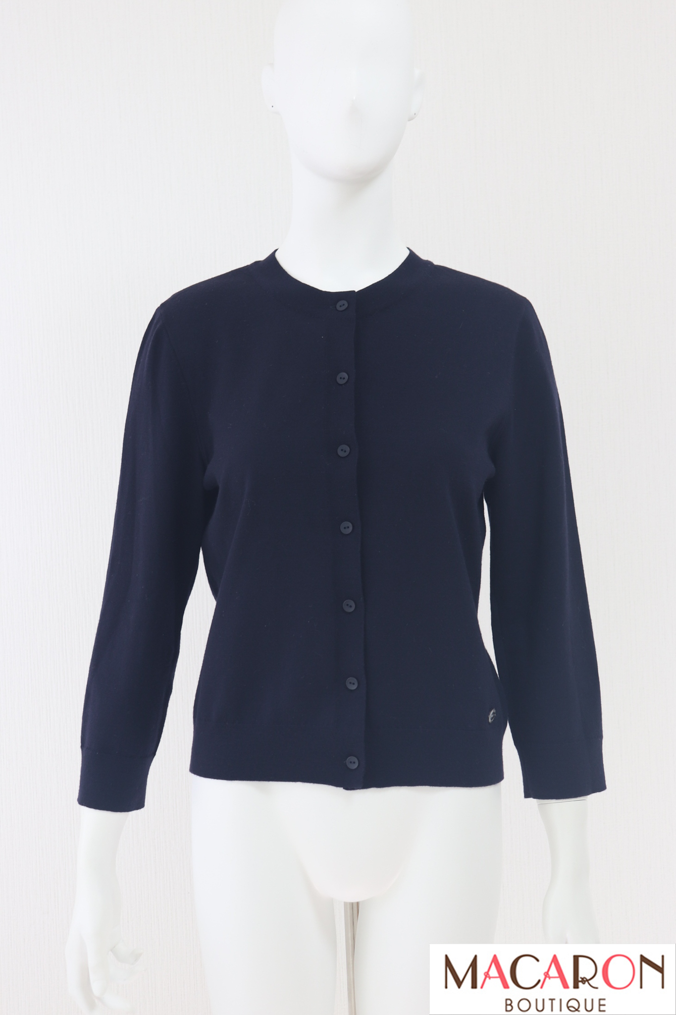 FOXEY BOUTIQUE(フォクシー） 七分袖ウールカーディガン 36249