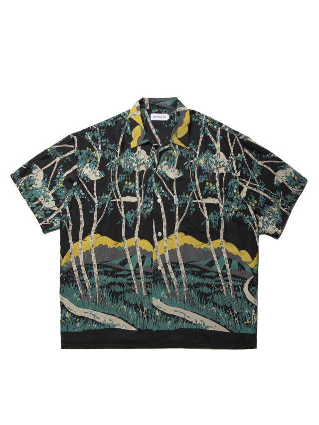 COOTIE 「Rayon Open Collar S/S Shirts」 レーヨン オープンカラーシャツ