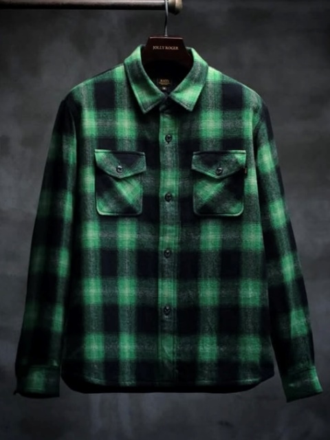 RATS 「WOOL CHECK SHIRT JKT」 ウール オンブレーチェックシャツ