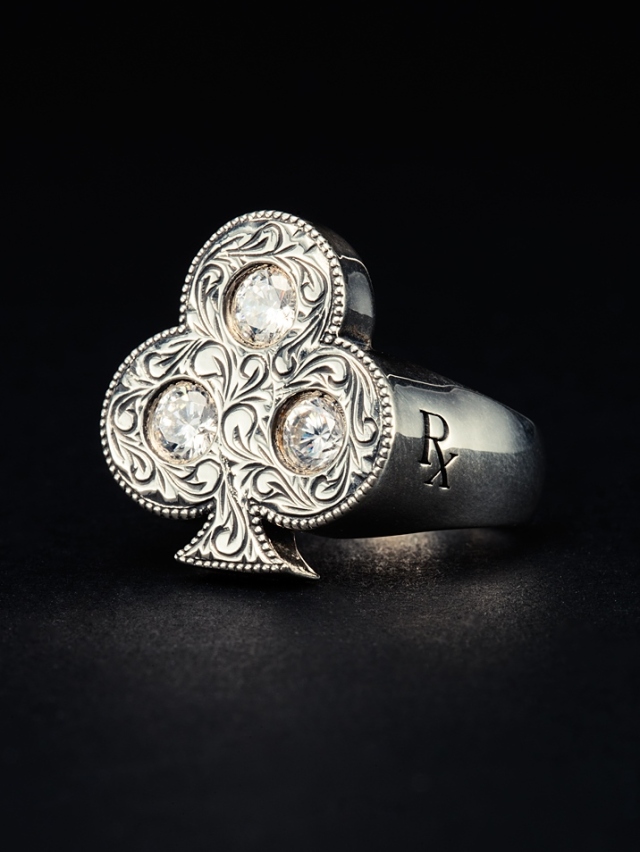 22SS 〜】ANTIDOTE BUYERS CLUB 「Engraved Club Ring 」 SILVER950製