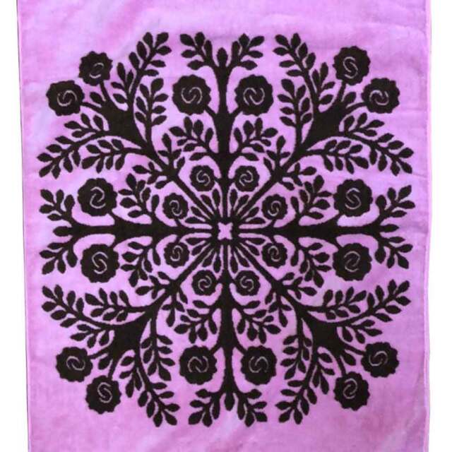 キャシーマム ハワイアンキルト柄 バスタオル 60×120cm 五つの島