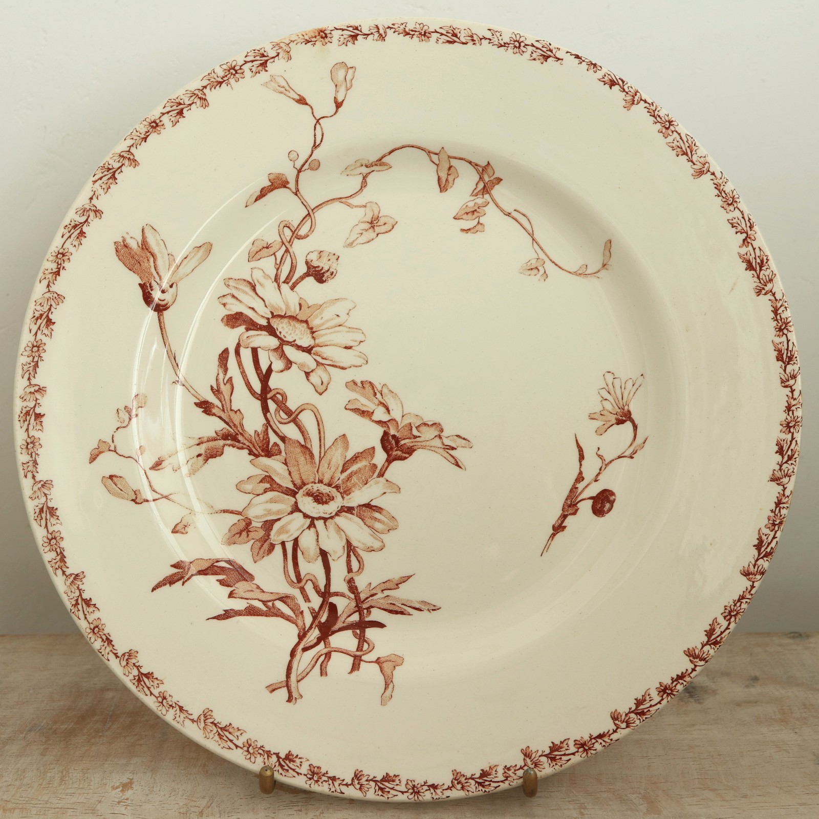 アンティーク プレート マーガレット 皿 MARGUERITE フランス