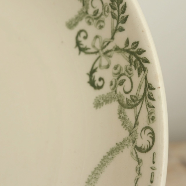 アンティーク コンポティエ NAPOLEON フランス クレイユモントロー製